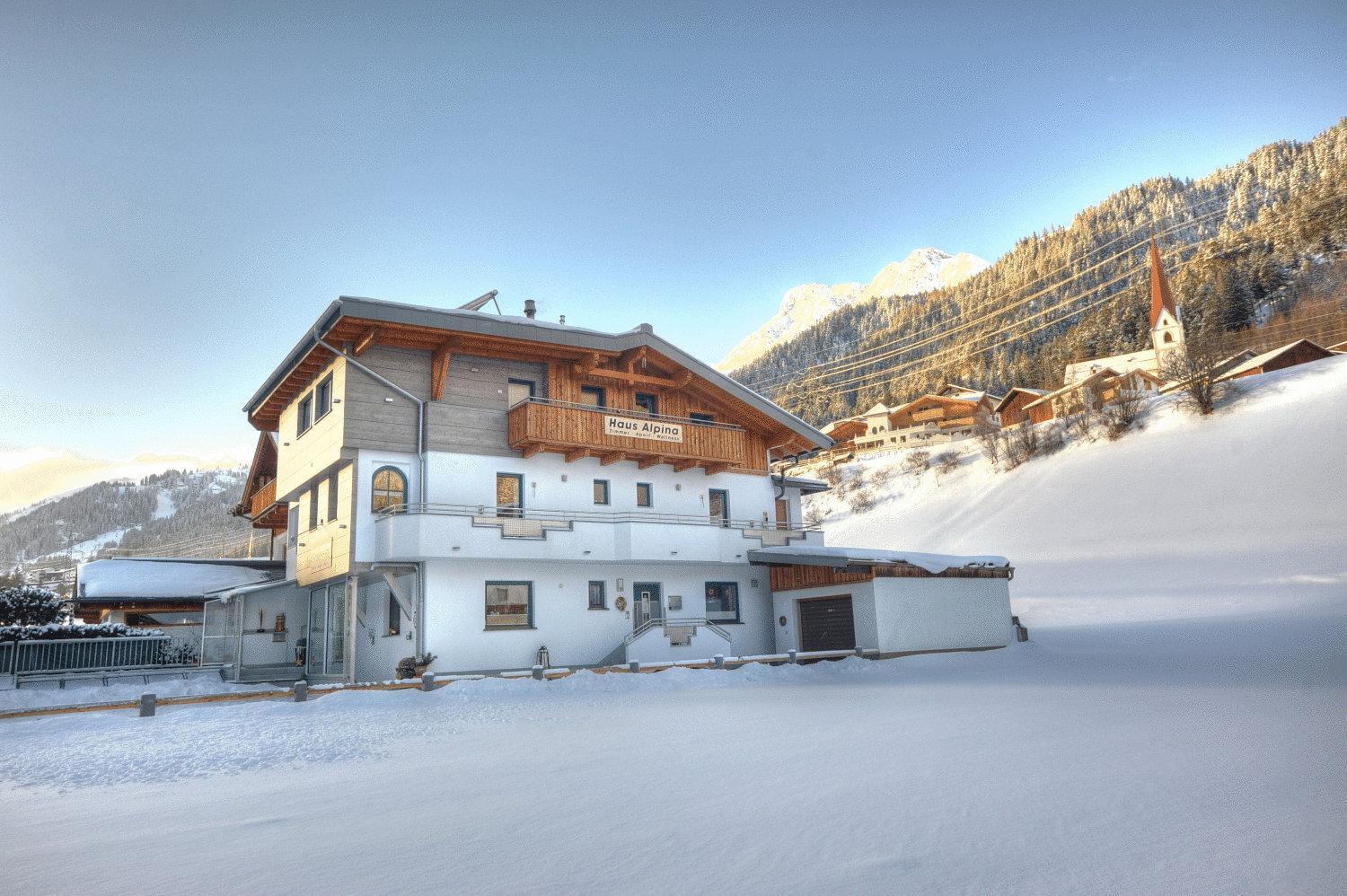 Gaestehaus Alpina Σανκτ Αντόν αμ Άλμπεργκ Εξωτερικό φωτογραφία